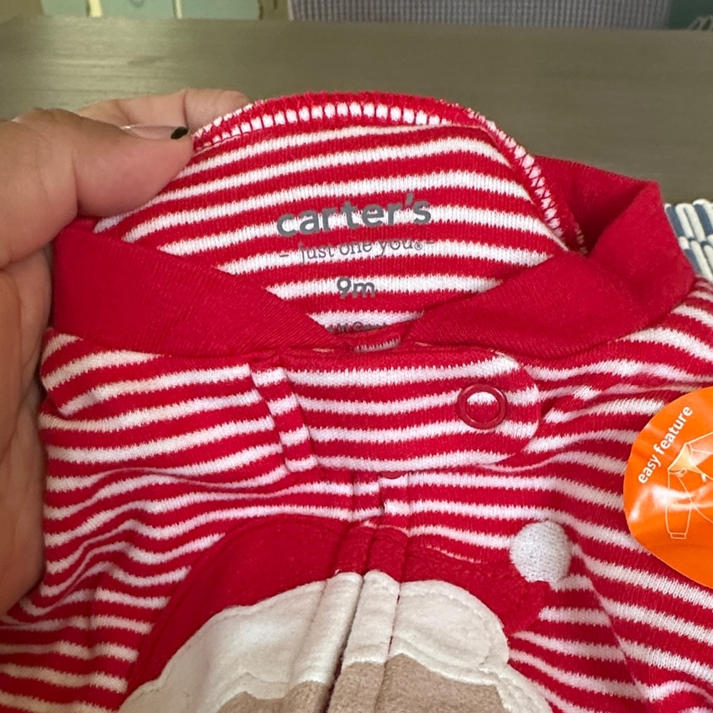 Carter's Red and White Striped Baby Outfit